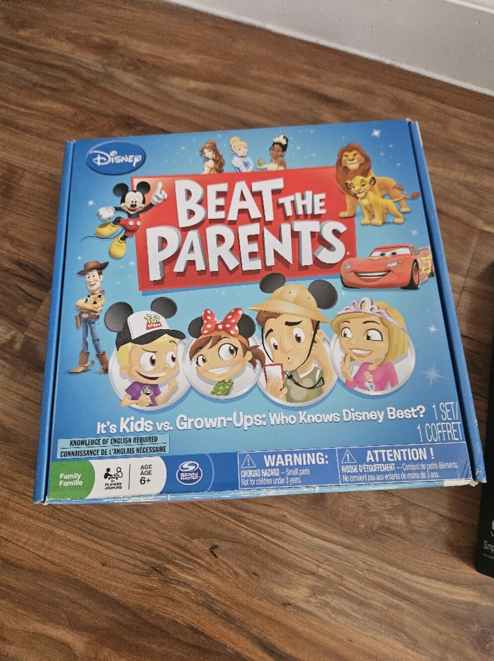 Disney Beat the Parents Quiz Game - Blue
